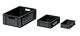 Transportstapelkasten L600xB400xH120mm PP leitfähig schwarz geschl.2St/Karton