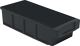 Regalkasten L300xB152xH83mm schwarz PP 10 St/Karton LA-KA-PE