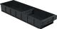 Regalkasten L600xB186xH83mm schwarz PP 8 St/Karton LA-KA-PE