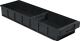Regalkasten L600xB186xH83mm schwarz PP 8 St/Karton LA-KA-PE