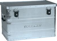 Aluminiumbox 70l, NW-Nr.: 9000448091 L595xB390xH380mm, mit Klappverschlüsssen und Schlösser PROMAT  