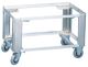 Fahrgestell f.Kastengr.580x380/740x480mm 2 Lenk-/2 Bockrollen VG hoch