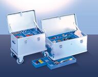 Kunststoffeinsatz 515x155x60mm blau PS f.Werkzeugkisten ZARGES