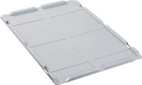 Stülpdeckel PP L600xB400mm grau f.Transportstapelkasten ALLIT