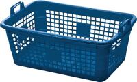 Korb L800xB535xH300mm 85 lPE blau LOCKWEILER
