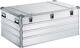 Aluminiumbox L1200xB800xH510mm 414l m.Klappverschluss u.Alu-Stapelecken