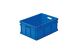 Lagerbehälter L800xB600xH320mm Ku.blau 2 Grifflöcher