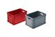 Lagerbehälter L600xB400xH280mm Ku.rot 2 Grifflöcher