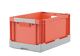 Faltbox L600xB400xH320mm Inh.65l grau/orange o.Deckel PP Durchfassgriffe BITO