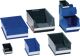 Sichtlagerkasten L500/450xB310xH200mm PE blau LOCKWEILER