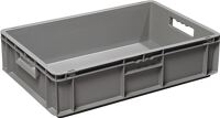 Mehrwegbehälter L600xB400xH150mm grau Wände u.BD geschl.