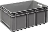 Mehrwegbehälter L600xB400xH285mm grau Wände u.BD geschl.
