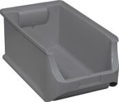 Sichtlagerkasten ProfiPlus L355xB205xH150mm PP grau stapelbar ALLIT