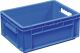 Mehrwegbehälter L400xB300xH170mm blau Wände u.BD geschl.