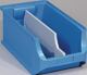 Trennw.ProfiPlus f.Stapelsichtboxen H.125mm PS grau ALLIT