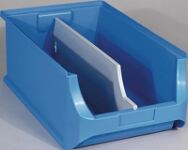 Trennw.ProfiPlus f.Stapelsichtboxen H.170mm PS grau ALLIT