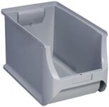 Sichtlagerkasten Profi-Plus L355xB205xH200mm PP grau ALLIT