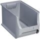 Sichtlagerkasten Profi-Plus L355xB205xH200mm PP grau ALLIT