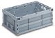 Faltbox L600xB400xH225mm Inh.43l grau o.Deckel PP