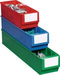 Mehrwegbehälter, NW-Nr.: 9123448954 L410xB300xH340mm blau, m.Klappdeckel BITO gewellter Boden  