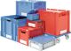 Trennw.f.Regalkasten B.91mm Styrolux transp.10St./Btl.TECWERK