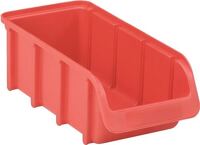 Sichtlagerkasten L216/183xB102xH74mm PP rot stapelbar HÜNERSDORFF