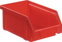 Sichtlagerkasten LK L160/140xB105xH75mm PS rot LA-KA-PE