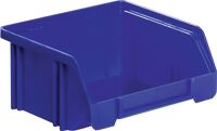 Sichtlagerkasten LK L85/65xB105xH45mm PS blau LA-KA-PE