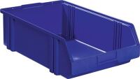 Sichtlagerkasten LK L500/450xB300xH145mm PS blau LA-KA-PE