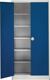 Flügeltürenschrank H2200xB950xT500mm grau/blau 5 BD m.Höhenausgleich MAUSER
