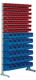 Ständerregal eins.H2010xB1010xT400mm 63xMK5 rot,36xMK4 blau lichtgrau
