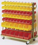 Fahrregal H1640xB1000xT500mm resedagrün 108x4,36x3,8x2 LA-KA-PE