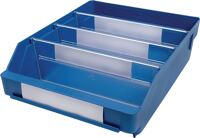 Sichtlagerkasten, NW-Nr.: 9144449304 L540/450xB465xH300mm, Stahlbl.silber   