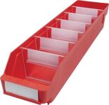Regalkasten L500xB120xH95mm rot PP