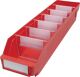 Regalkasten L500xB120xH95mm rot PP