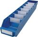 Regalkasten L600xB120xH95mm blau PP