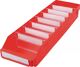 Regalkasten L600xB180xH95mm rot PP