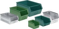 Flügeltürenschrank H1950xB1200xT500mm lichtgrau/enzianblau 6 BD 6 Schubl.C+P