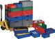 Transportstapelbehälter L600xB400xH270mm blau PP Seitenwände geschl.LA-KA-PE