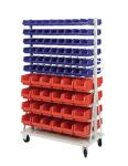 Sichtlagerkasten PLK L290xB150xH125mm PP rot LA-KA-PE