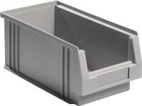 Sichtlagerkasten PLK L290xB150xH125mm PP grau LA-KA-PE