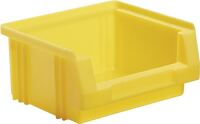 Sichtlagerkasten PLK L90xB102xH50mm PP gelb LA-KA-PE