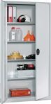 Flügeltürenschrank H1950xB930xT400mm lichtgrau,RAL 7035 4 BD C+P
