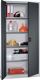 Flügeltürenschrank H1950xB930xT400mm lichtgrau/anthrazitgrau 4 BD C+P