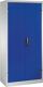 Flügeltürenschrank H 1950xB1200xT500mm lichtgrau/enzianblau 4 BD C+P