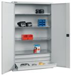 Großraum-Flügeltürenschrank H1950xB1200xT500mm 4 Fbd.lichtgrau/lichtgrau TECWERK