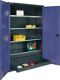 Großraum-Flügeltürenschrank H1950xB1200xT600mm 4 Fbd.lichtgrau/lichtgrau TECWERK