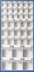 Klarsichtmagazin H353xB600xT306mm 2 x F Ku.blau LOCKWEILER