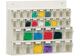 Klarsichtmagazin H410xB600xT108mm 18 x A,12 x B Ku.weiß LOCKWEILER