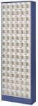 Magazinschrank H1820xB634xT200mm enzianblau Klarsichtmagazine 90xB